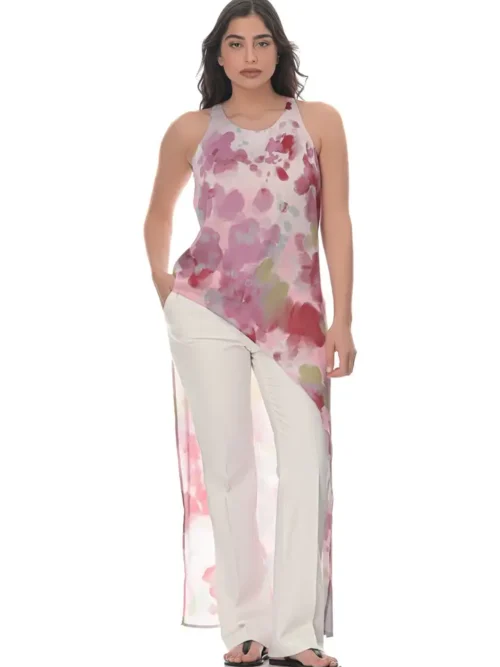 Blouse in Mosaic Print