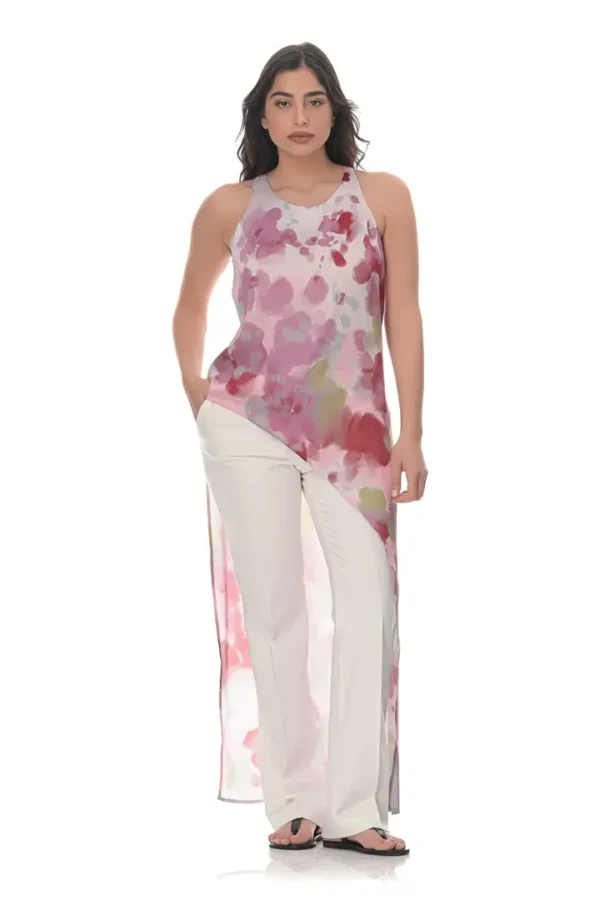 Blouse in Mosaic Print