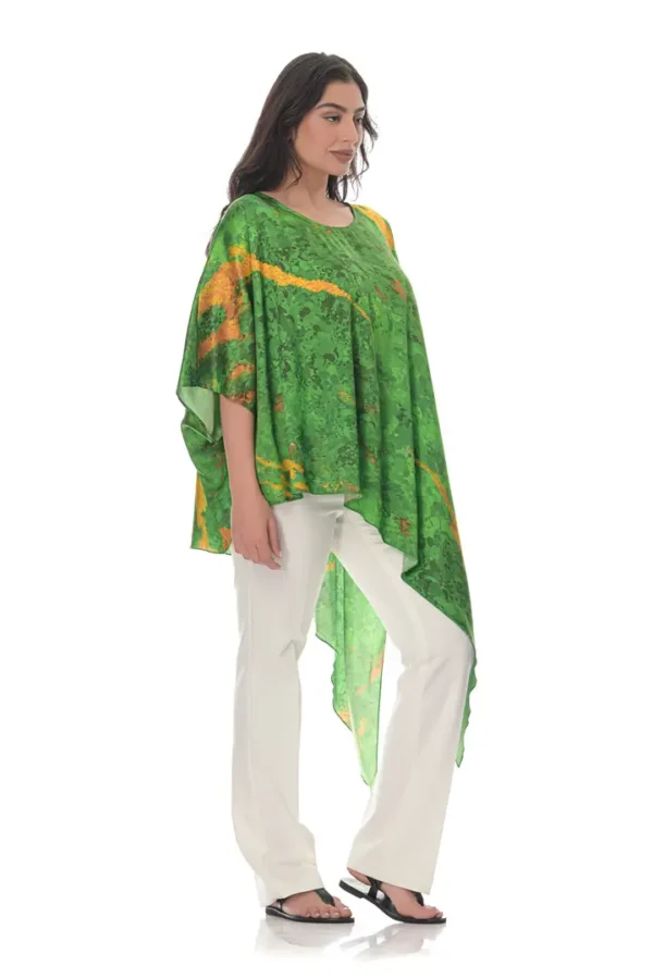 Assymetrical Blouse in Conichalcite Print - Image 2