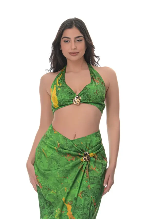 Crop Top Conichalcite Print