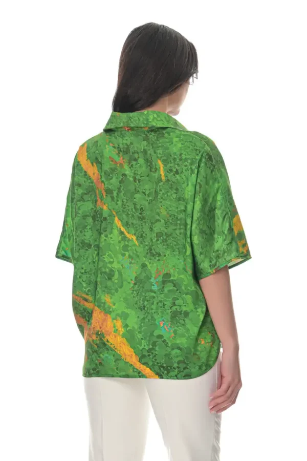 Shirt with Aphrodite Jewel in Conichalcite Print - Image 3