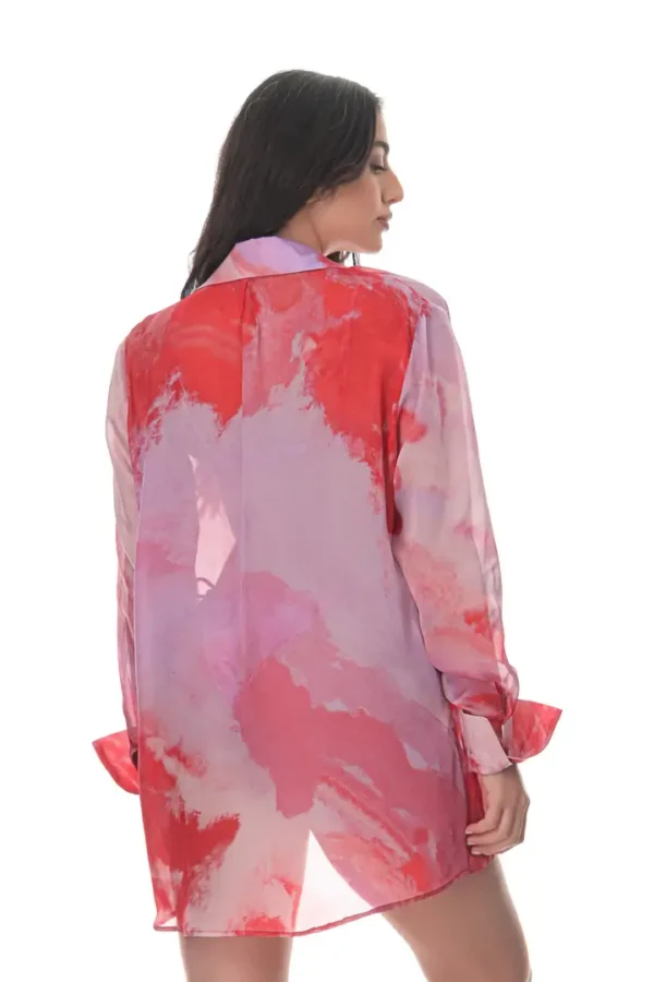 Chiffon Shirt in Votsalo Print - Image 3
